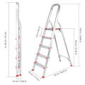 New type aluminium household handrail ladder